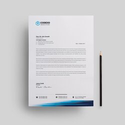 Outstanding Corporate Letterhead Templates Template Catalog Letterheads Format Stationery Stationary Creative