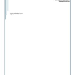Superlative Free Letterhead Templates Examples Company Business Personal Formats