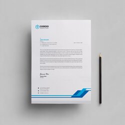 Tremendous Simple Corporate Letterhead Template Catalog Company Fit