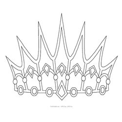 Paper Crown Template Google Search Primary Free Shapes Pattern Tiara Crowns Inspiring Tiaras King And Queen
