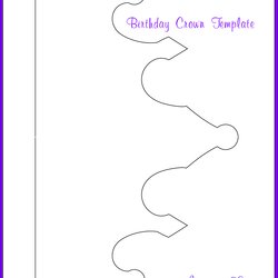 Super Paper Crowns Templates Download Legal Documents Crown Template Birthday Printable Felt Party