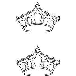 Out Of This World Crown Template