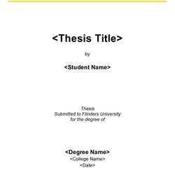 Sterling Editable Title Page Templates Formats Kb Template
