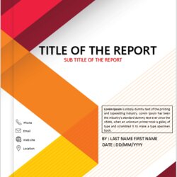 System Download Get Business Report Cover Page Template Word Headline Letterhead Pages