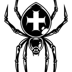 Tremendous Best Printable Spider Template For Free At