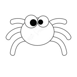 Super Free Printable Spider Templates Cassie Easy Template For Preschool
