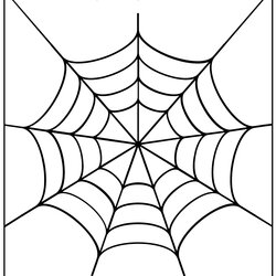 Admirable Spider Printable Template