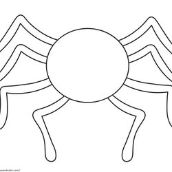 Exceptional Free Printable Spider Template And Outlines