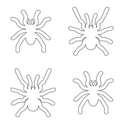 Cool Best Printable Spider Template For Free At Halloween Cut Out Templates