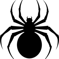 Legit Best Images Of Printable Spider Template Halloween Templates Via
