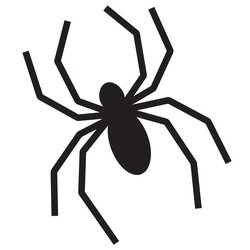 Terrific Simple Spider Stencil For All Your Halloween Projects Pumpkin Template Printable Drawing Templates