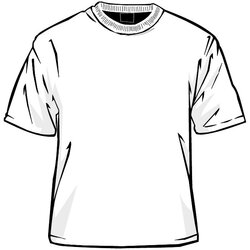 Champion Shirt Vector Template Images Blank Tee Outline Sleeve Long Short Clip Vectors Pocket Via