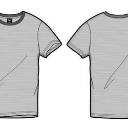 Brilliant Blank Shirt Vector Templates Free To Download Template Illustrator Front Back