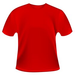 Shirt Vector Template Best Red Blank Plain Graphics Lettuce Designs Shirts Clip Colouring Men Python
