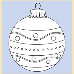 Swell Best Free Printable Christmas Ornament Patterns For At