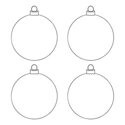 Worthy Best Free Printable Christmas Ornament Shapes For At Patterns