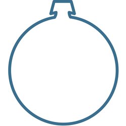 Excellent Christmas Ball Ornament Template Best Ornaments