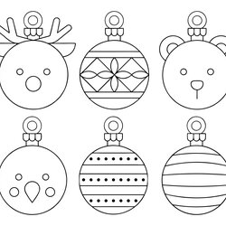 Best Free Printable Christmas Ornament Templates For At Patterns