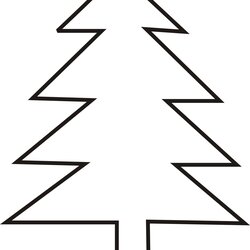 Worthy Free Christmas Tree Outline Download Drawing Xmas Simple Library