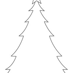 Wizard Template Christmas Tree Coloring Page Colorful