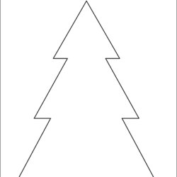 Very Good Christmas Tree Templates Free Printable Coloring Pages Template Cut Print Xmas Craft Large Trees