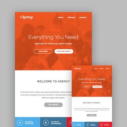 Agency Template Responsive Email Templates Newsletters Choose Board