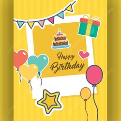 Tremendous Birthday Card Template Download On Image