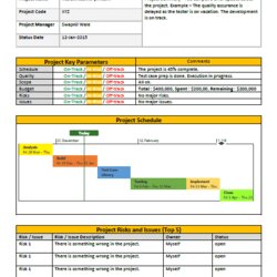 Fantastic Weekly Status Report Templates Word Excel Formats Complete Guide Image