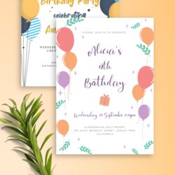 Fantastic Party Invitation Templates Download Or