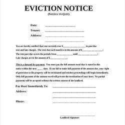 Magnificent Roommate Eviction Letter Sample Professionally Designed Templates Free Blank Notice
