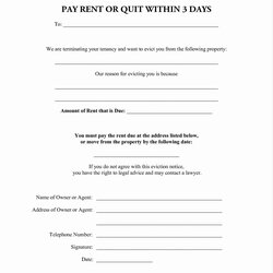 The Highest Quality Editable Eviction Notice Fill In Online Printable Free Template Alberta Lovely Of Warning