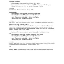 Admirable Synergy Humanities Printable Version Of Bibliography Format Page