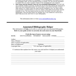 Sublime Annotated Bibliography Template In Word And Formats Page Of School