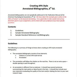 Fine Annotated Bibliography Templates Free Word Format Template Edition