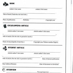 Very Good Bibliography Template Middle School Google Search Library Lesson Elementary Writing Format Card