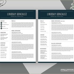 Champion Free Pages Resume Templates Example Gallery