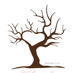 The Highest Quality Fingerprint Tree Template Free Family Drawing Thumbprint