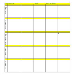 Superb Blank Lesson Plan Template Free Excel Word Google Drive Width