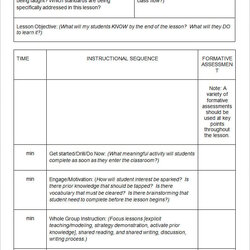 Capital Blank Lesson Plan Template Free Word Documents Download Sample Templates
