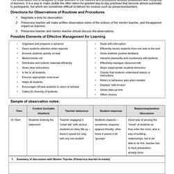 Matchless Classroom Management Plan Templates Examples Kb