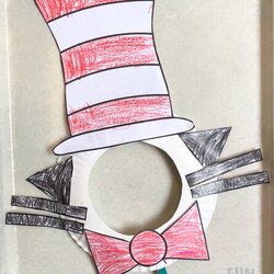 Fine Dr Seuss Cat In The Hat Paper Plate Craft With Free Template