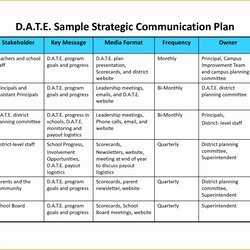 Free Communication Plan Template Of Lean Six Sigma Templates Internal Strategic Proposal Synthesis