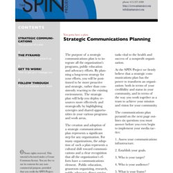 Sterling Strategic Corporate Communication Plan Templates At Template