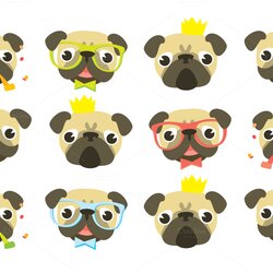 Worthy Pin On Stickers Pugs