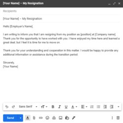 Champion How To Write Resignation Email Tips Templates Example Template