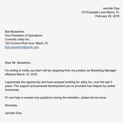 Sterling Simple Letter Of Resignation Sample Doc And Writing Tips Example Email