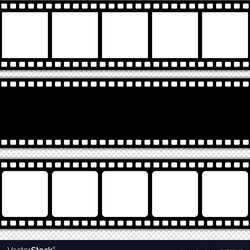 Supreme Film Strip Template Royalty Free Vector Image
