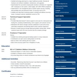 Superlative Tech Resume Examples Template Full Guide Technical Example Pages Enfold