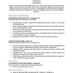 The Highest Quality Technical Resume Examples Template Writing Tips Example