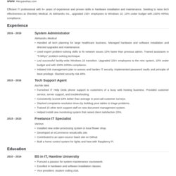 Sublime Technical Resume Examples Templates And Writing Tips Template